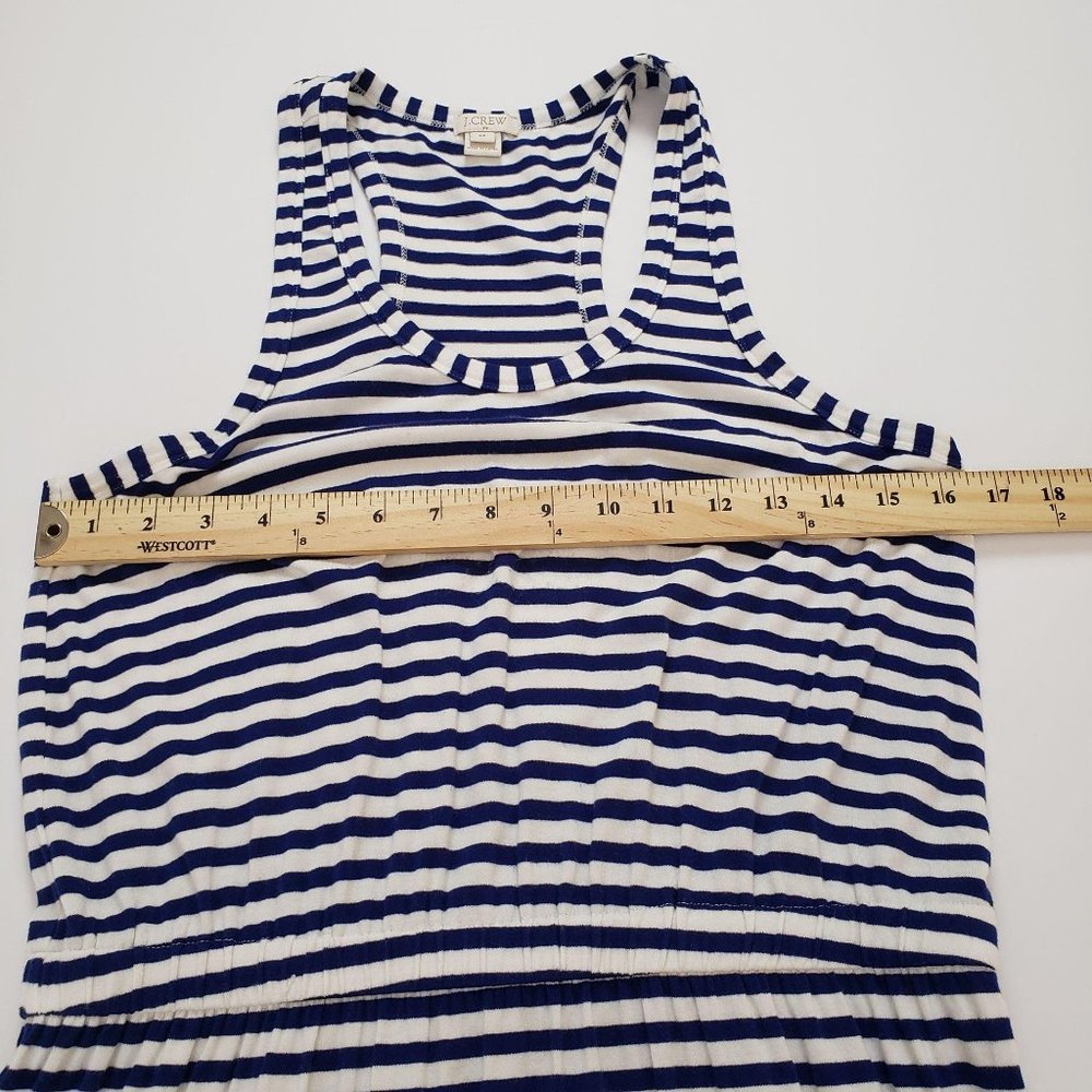 J. Crew Striped Print Sleeveless Maxi Tank Dress - Picture 8 of 11
